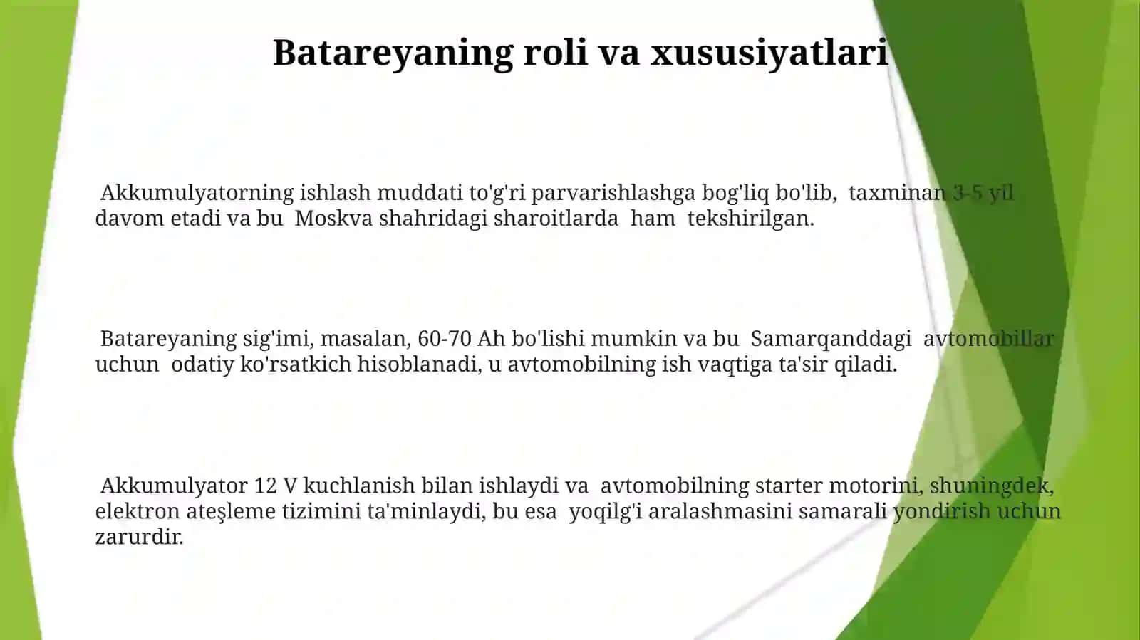 Karbyuratorlidivigatilarningbatareyaliòtolishtizimi 3