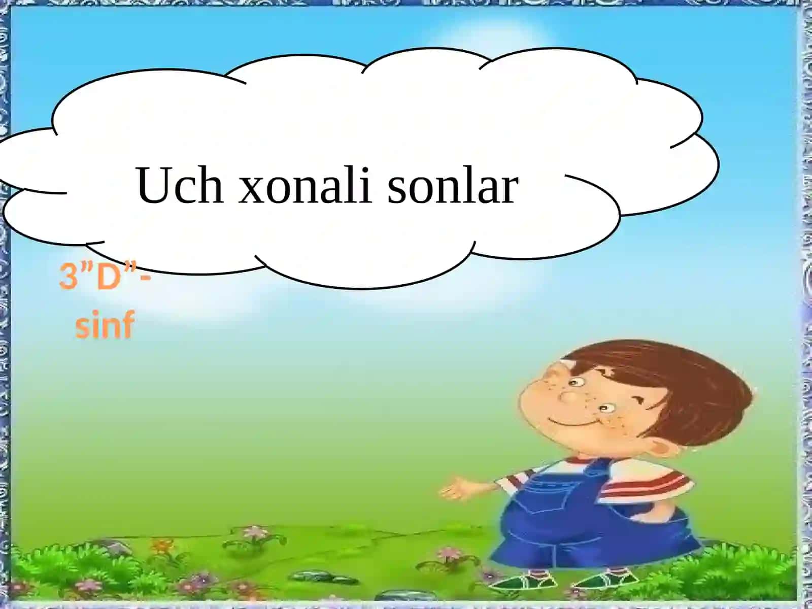Uchxonalisonlar - Matematika Darslari 3