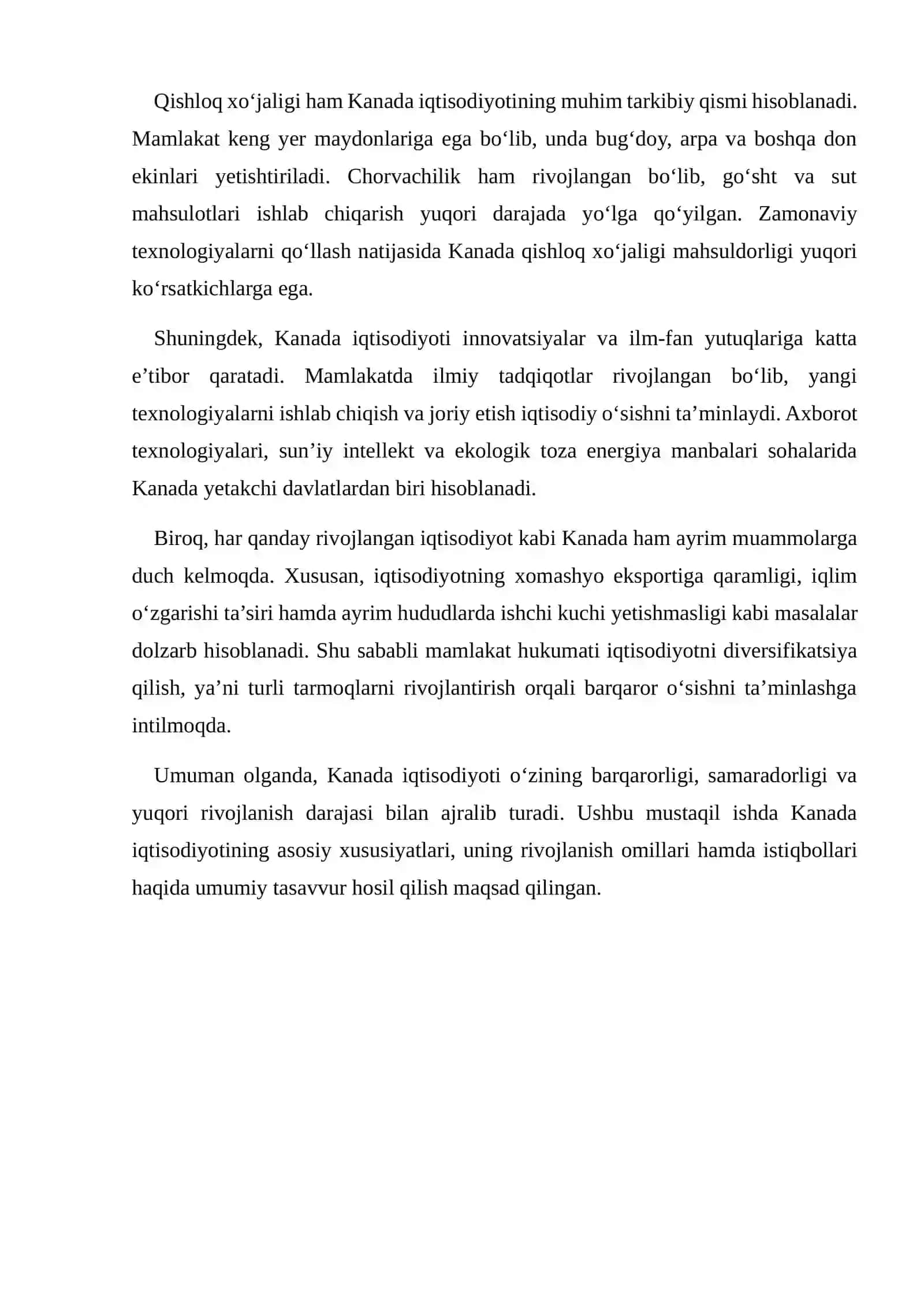 KANADA IQTISODIYOTI 3