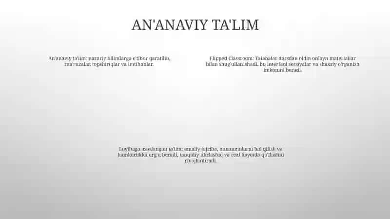 OʻQuv Va Pedagogik Amaliyotni Tashkil Etish Shakllari 3
