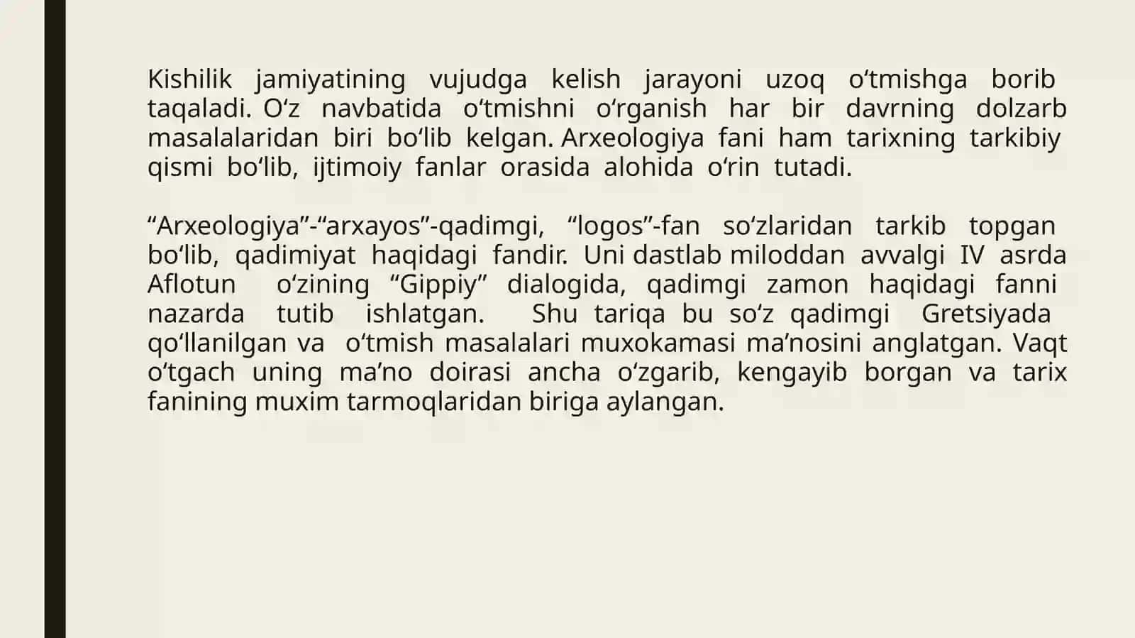 Arxeologiya fanining maqsad va vazifalari 3
