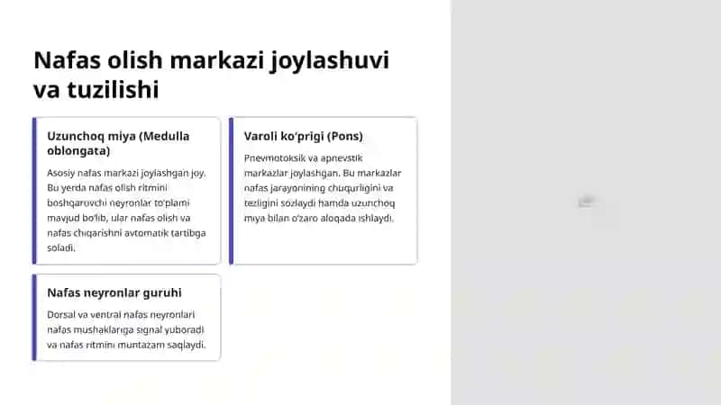 Nafas olish markazi anatomiyasi 3