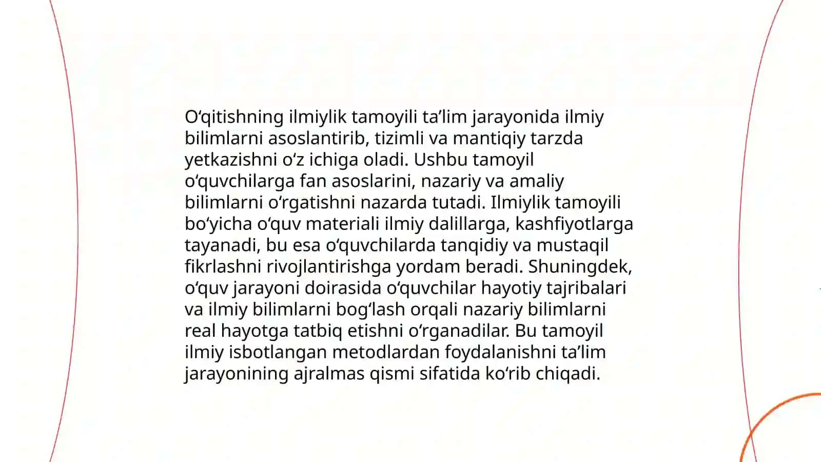 O‘qitishning ilmiylik tamoyili 3