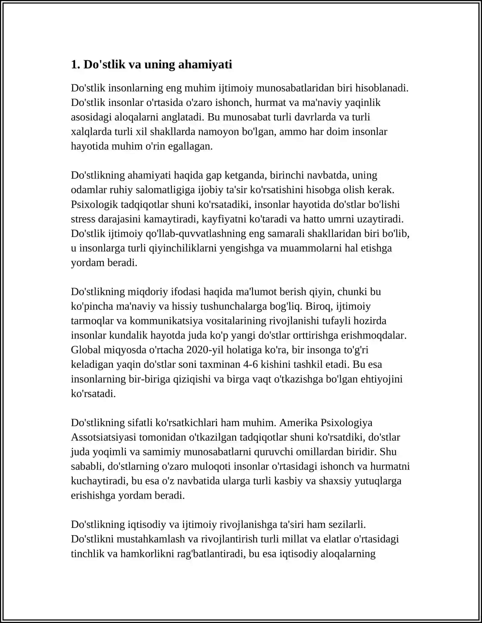MOSLIK VA MUNOSABATGA OID MISOLLAR 3