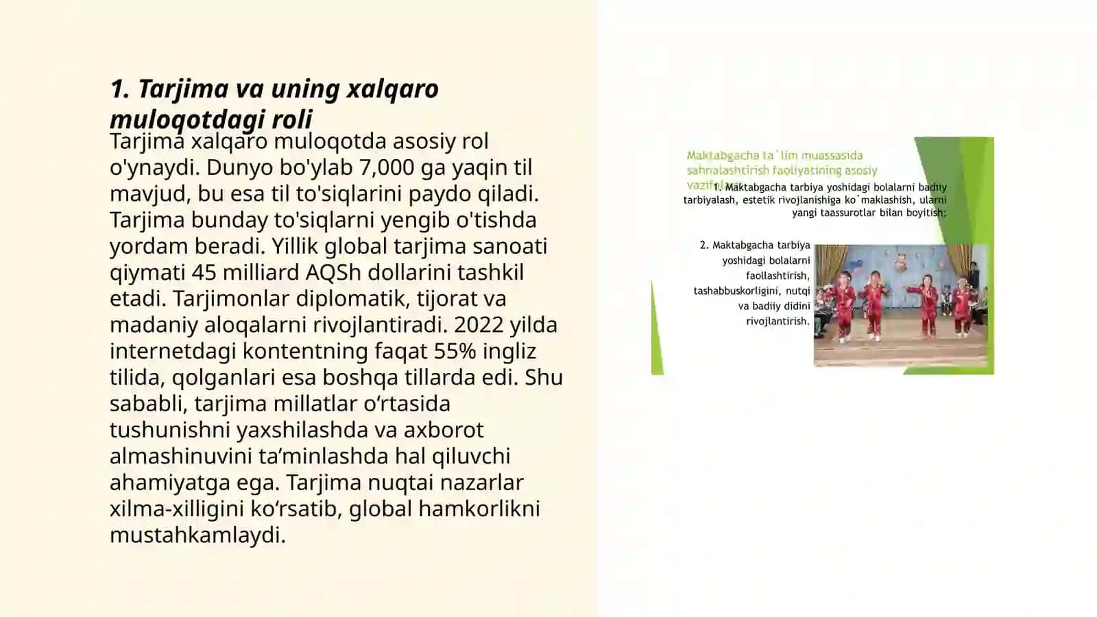 Tarjima xalqaro muloqot sifatida 3