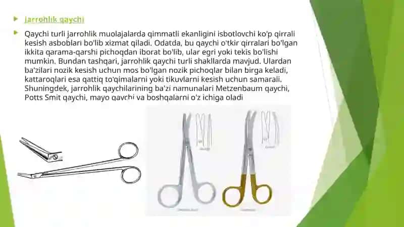 Zamonaviy xirurgik asboblar 3