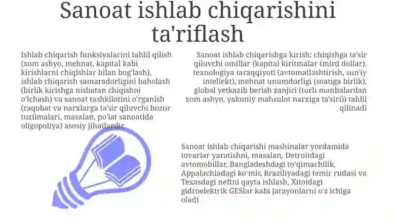 Sanoat Ishlab Chiqarish Jarayonlari 3