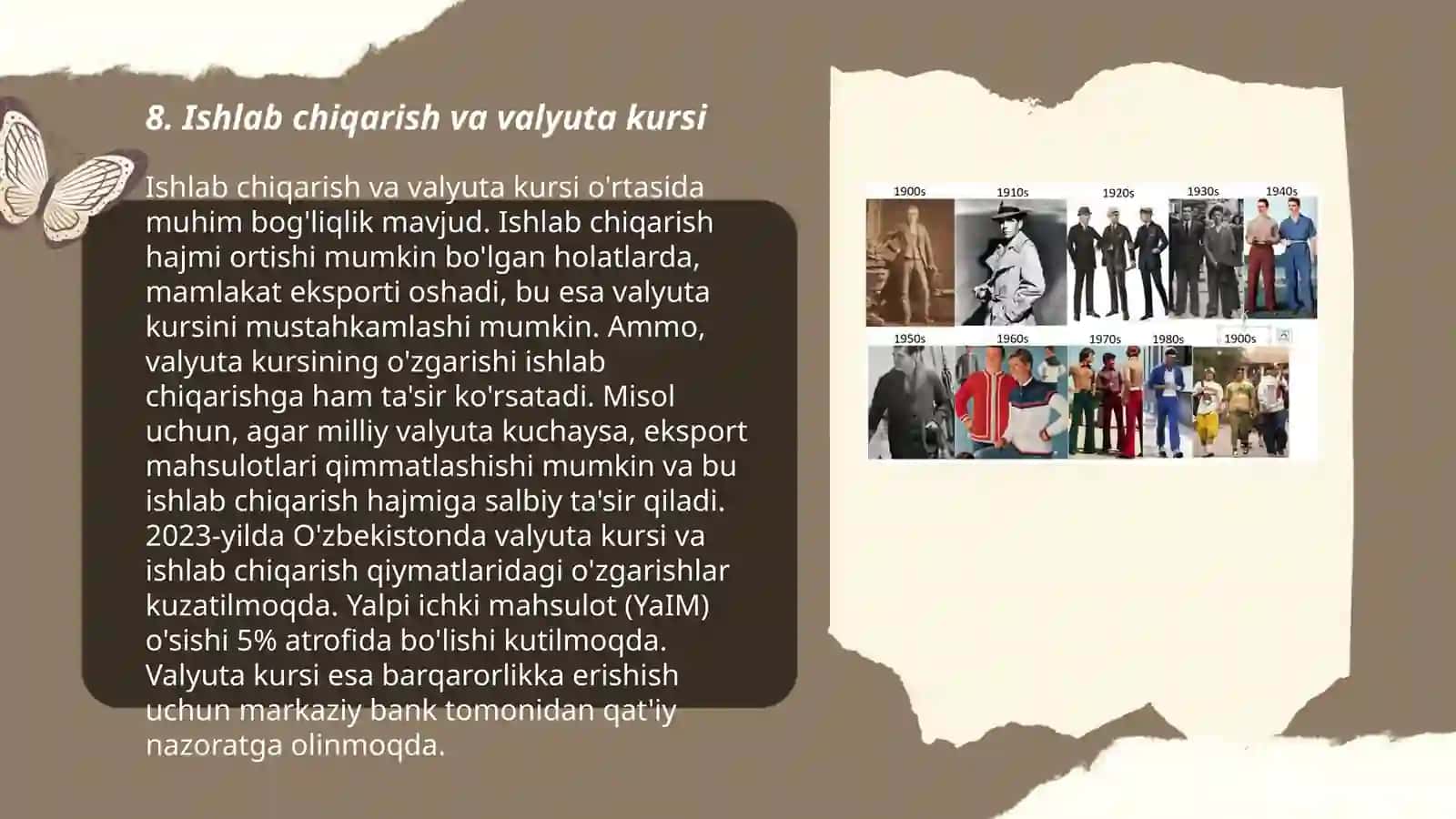 Ishlab chiqarish va valyuta kursi 3