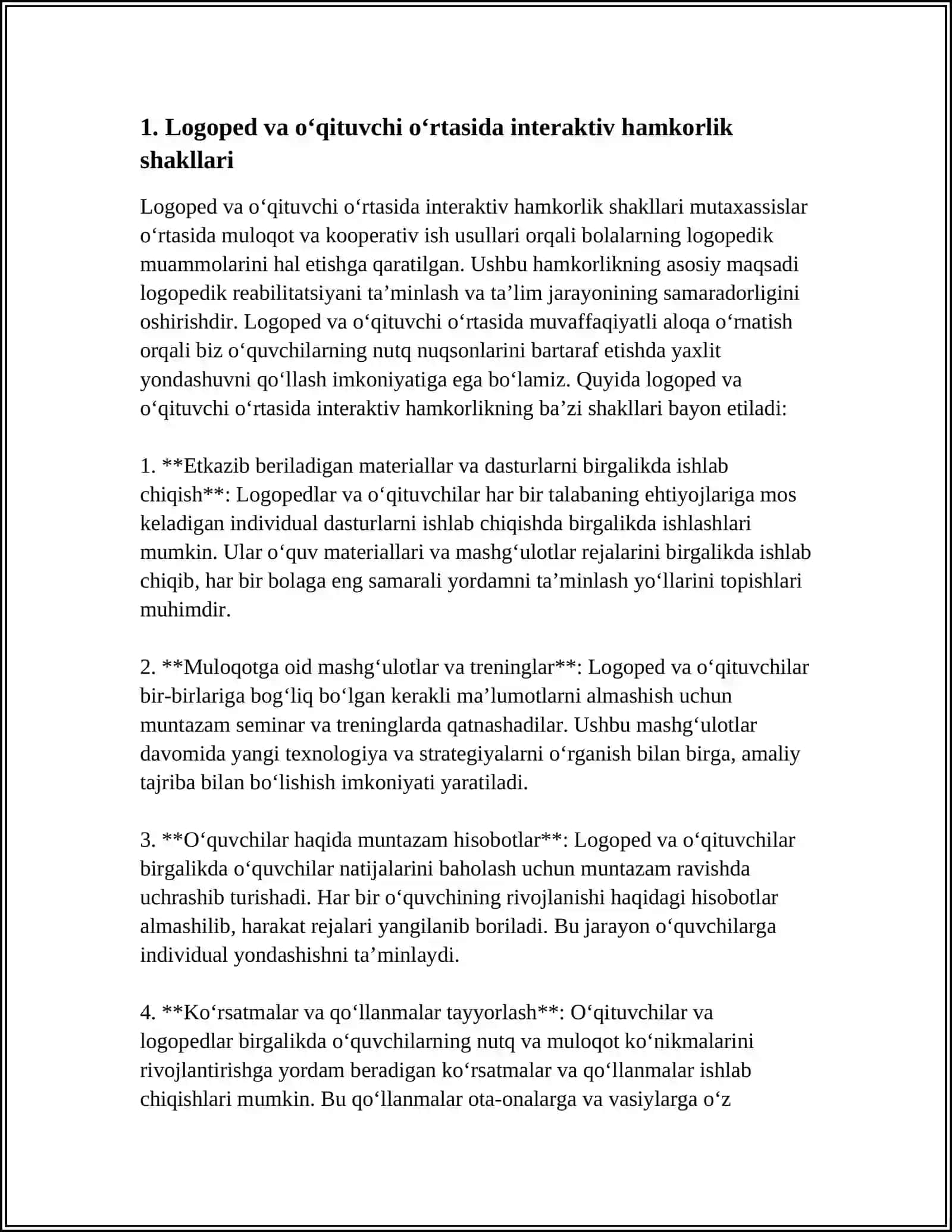 LOGOPED FAOLIYATIDA INTERAKTIV HAMKORLIK SHAKLLARI 3