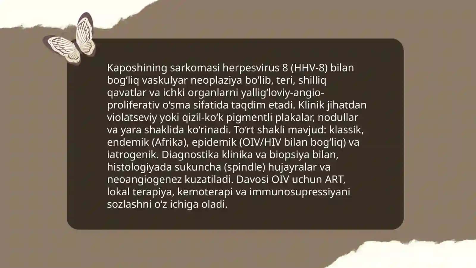 Kaposhining sarkomasi.Ekzema kaposhi 3