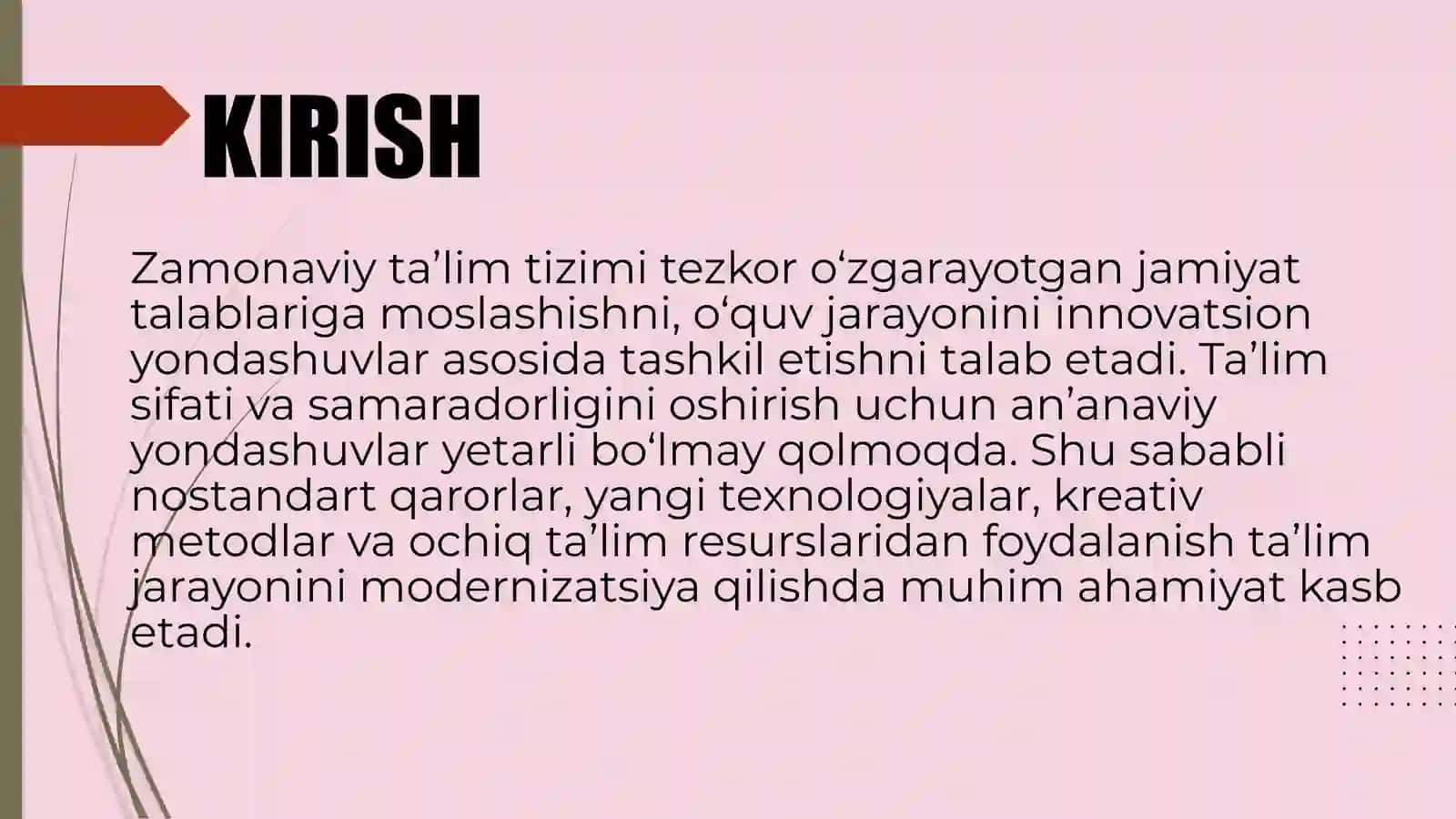 Ta'lim sifatini oshirish 3