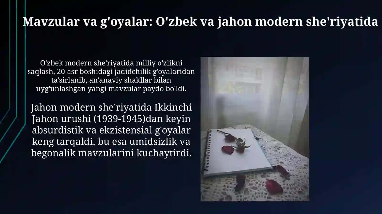 O‘zbek va jahon modernism she’riyati 3