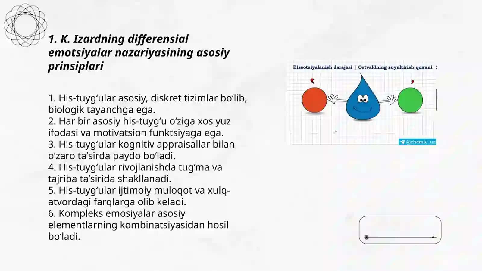 K. Izardning differensial emotsiyalar nazariyasi 3