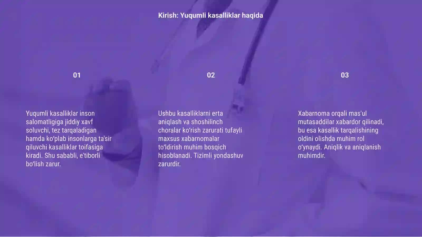 Aniqlangan yuqumli kasalga shoshilinch xabarnoma toʻldirish 3