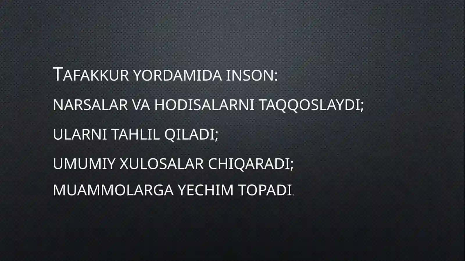 Tafakkur borasida psixologik nazariyalar 3