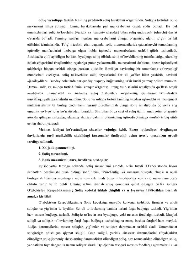 Soliqlar va soliqqa tortish 3