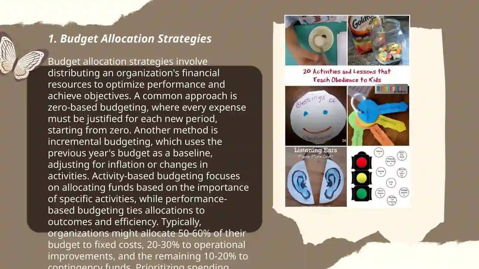 Budget Allocation Strategies 3