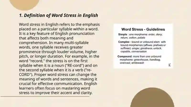 Complex word stress 3