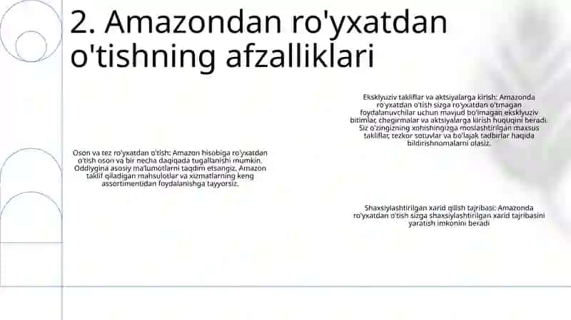 Amazon Kompanyasidan Ro’Yxatdan O’Tish 3