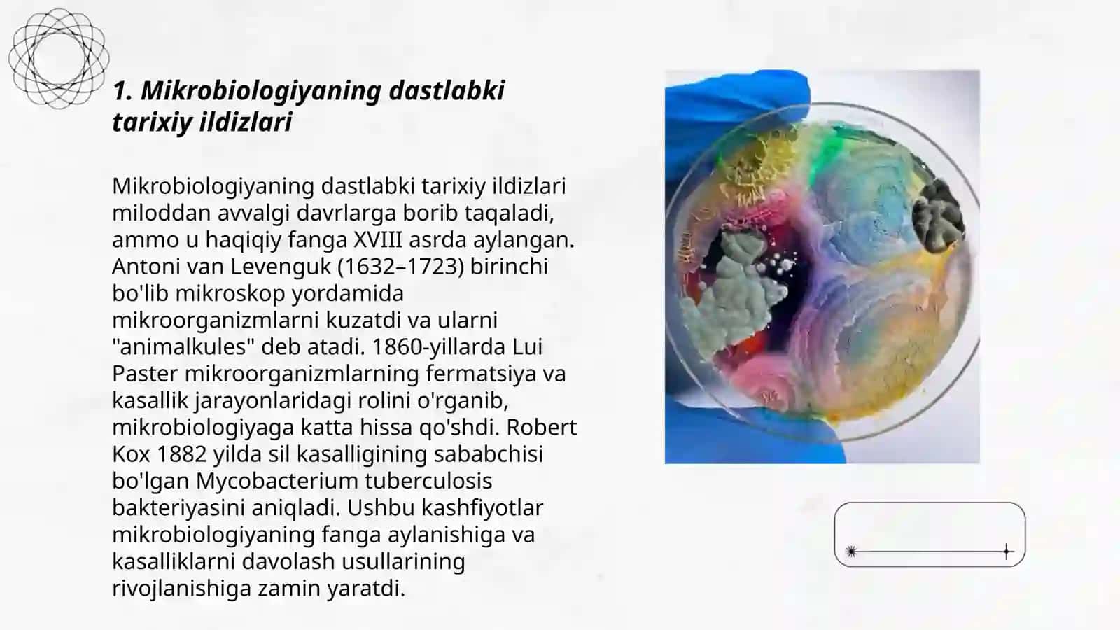 Mikrobiologiya fanining rivojlanish tarixi 3