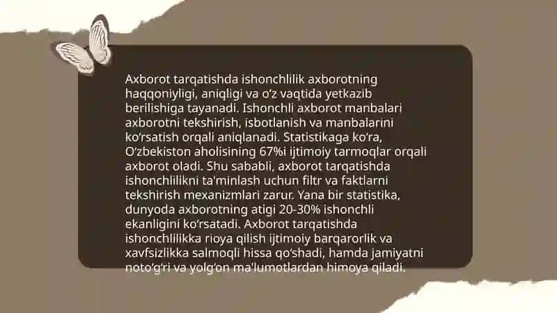 Mediya maydonida axborot tarqatish madaniyati 3
