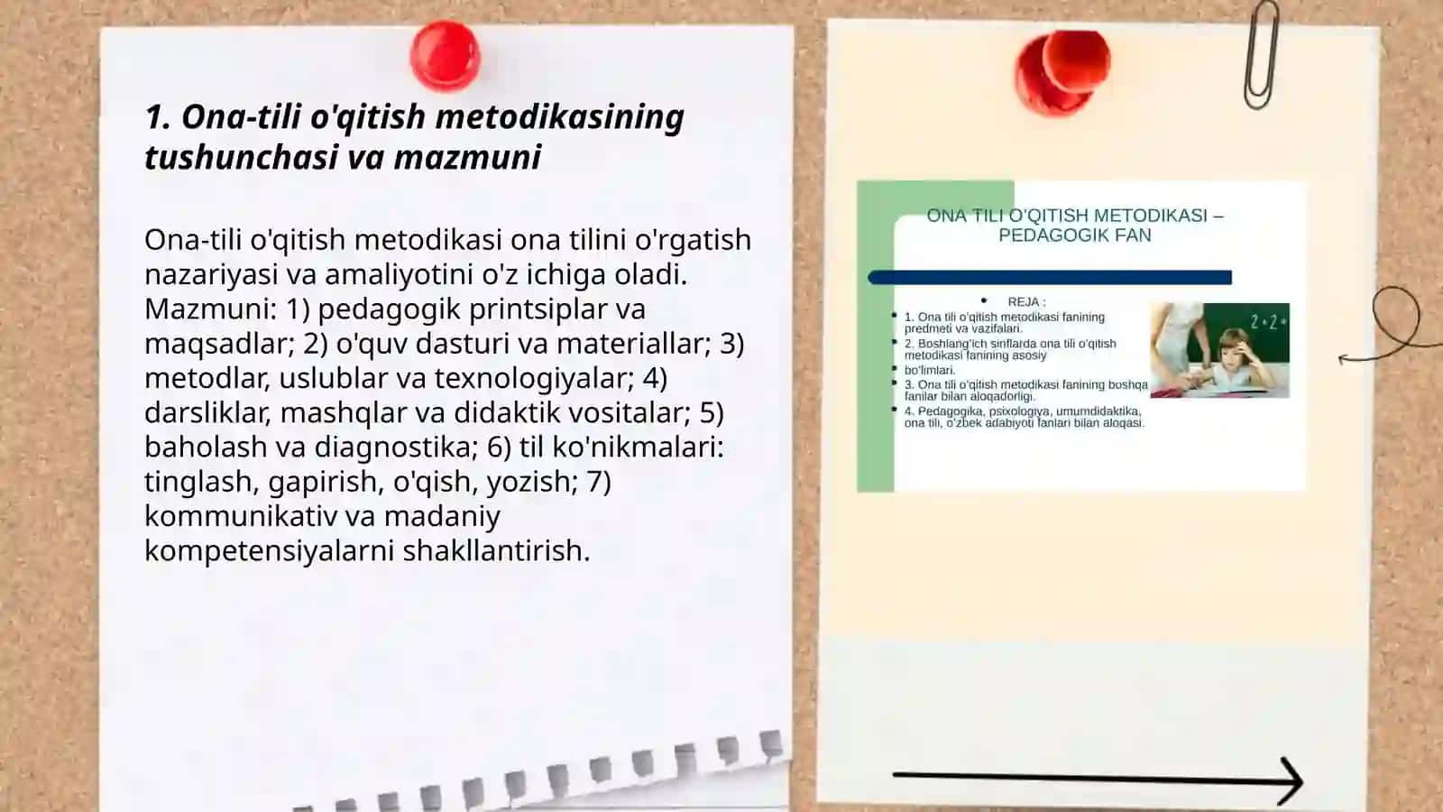 Ona-tili o'qitish metodikasi 3