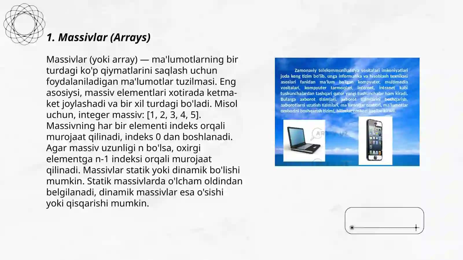 Chiziqli ma’lumotlar tuzilmalari 3