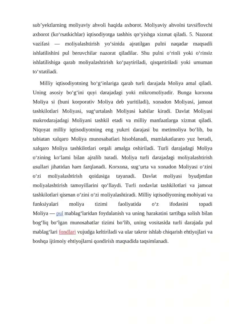 Pul sektorida beqarorlik omillari 3