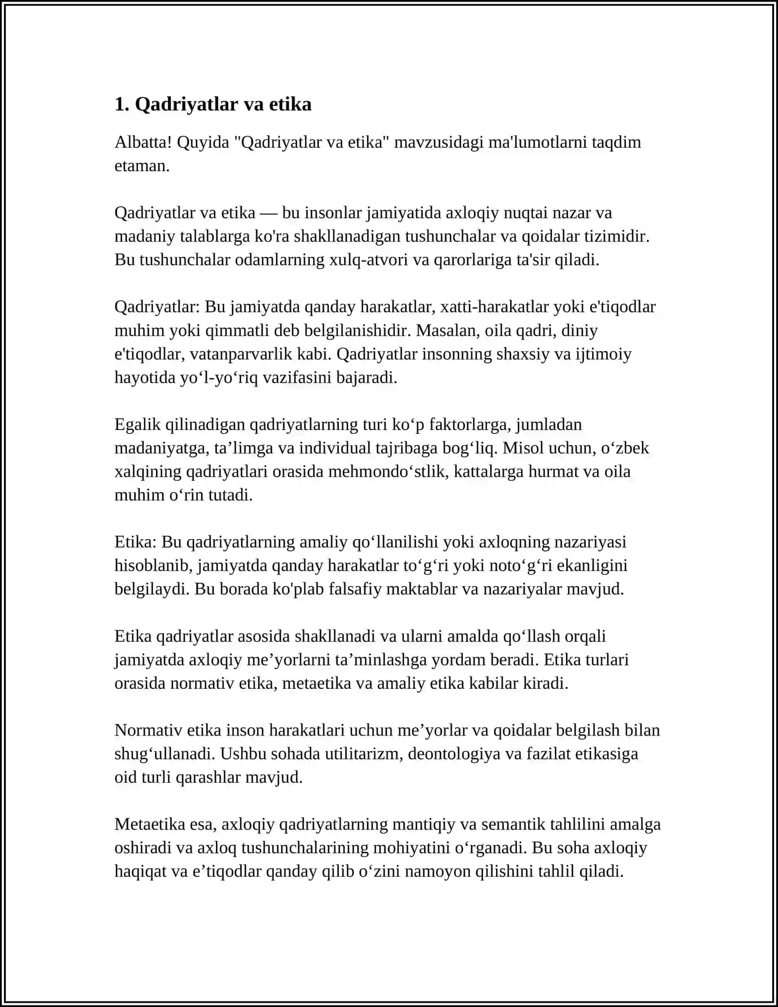 3-SINF "TARBIYA DARSINI" OʻRGANISH 3