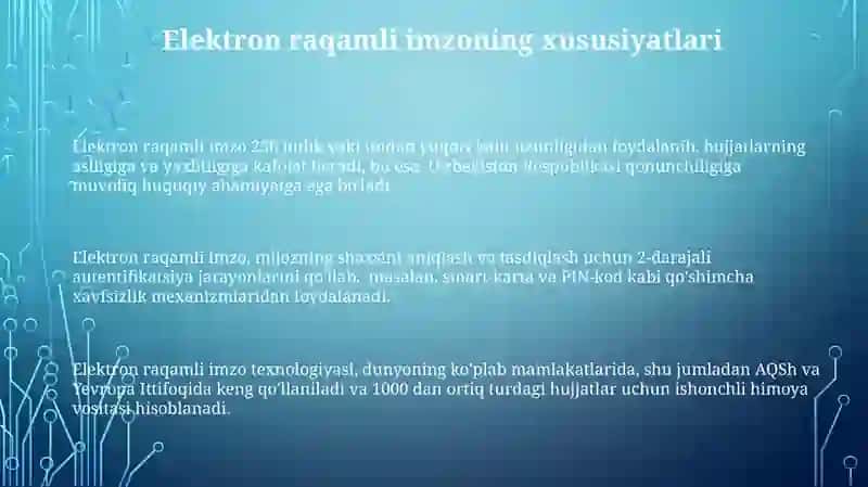 Elektron raqamli imzoning mohiyati 3