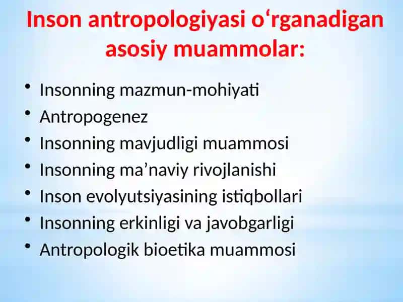 INSON FALSAFASI (Falsafiy antropologiya) 3