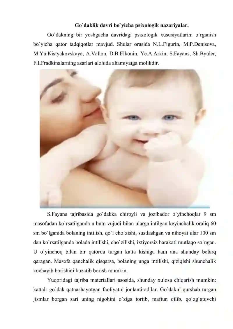 Go'daklik davri psixologiyasi 3
