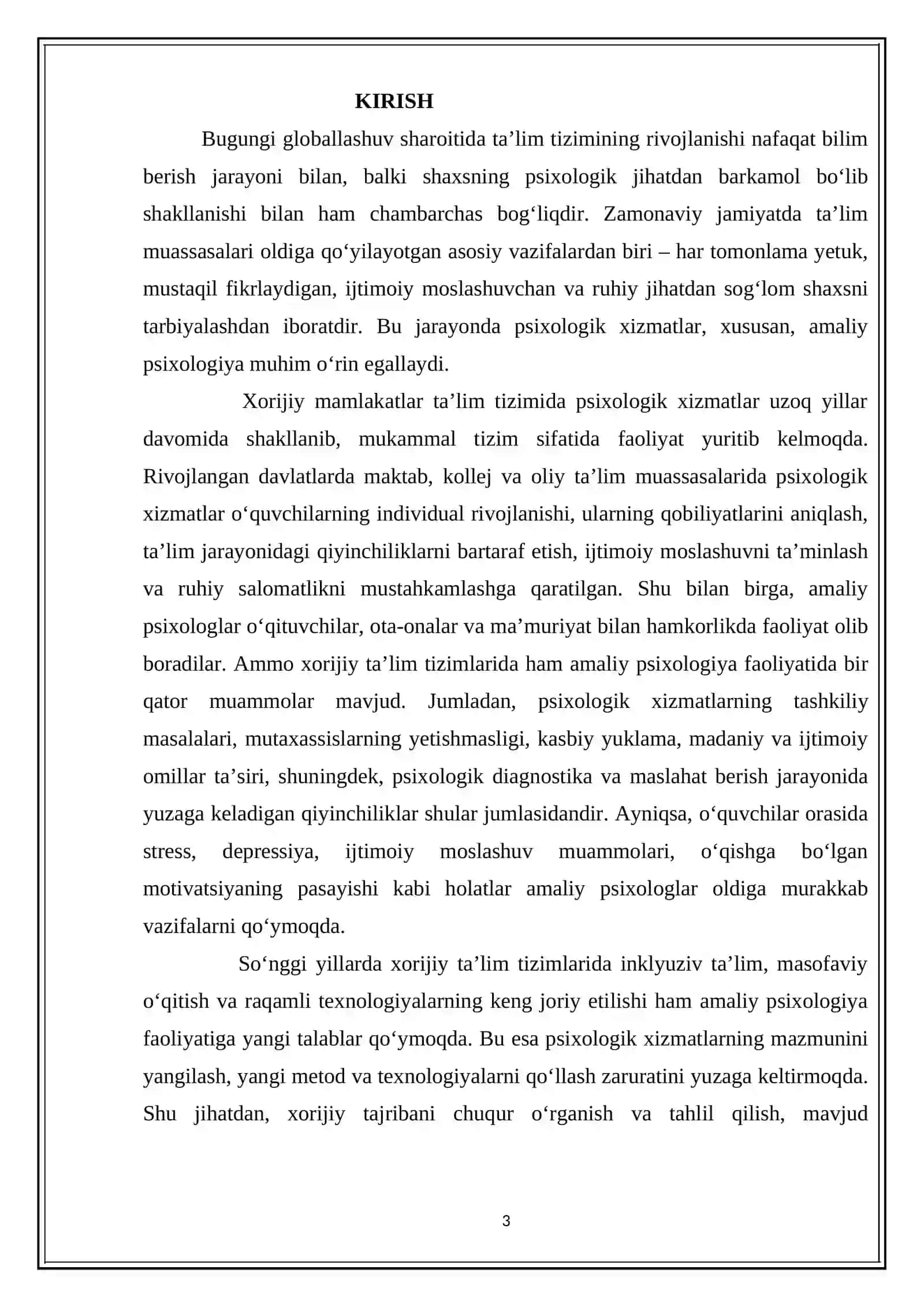 AMALIY PSIXOLOGIYA MUAMMOLARI 3