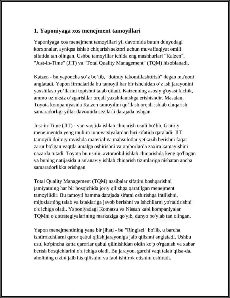 Menejmentning Yaponiya Modeli 3