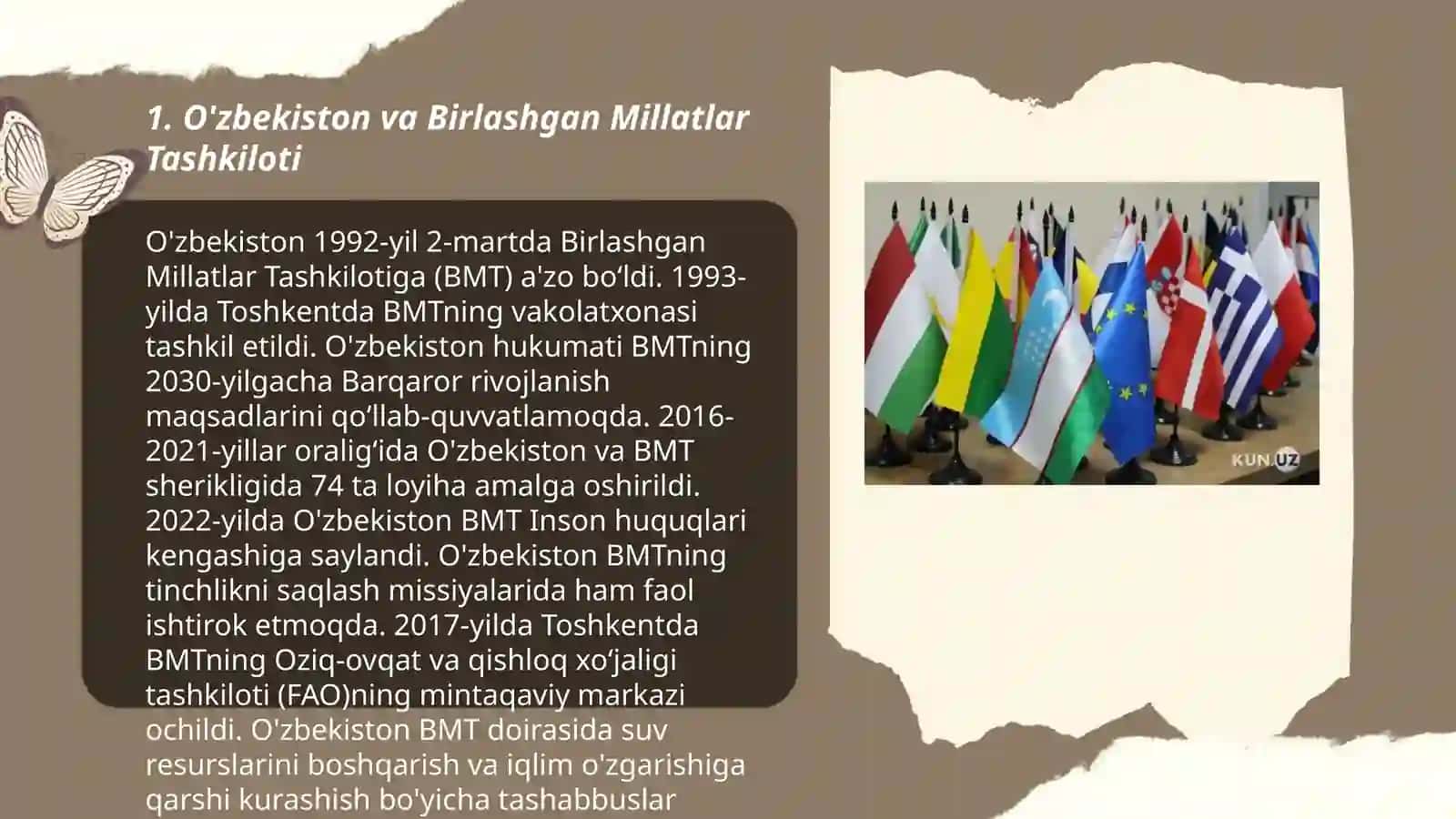 O'zbekiston va Birlashgan Millatlar Tashkiloti 3