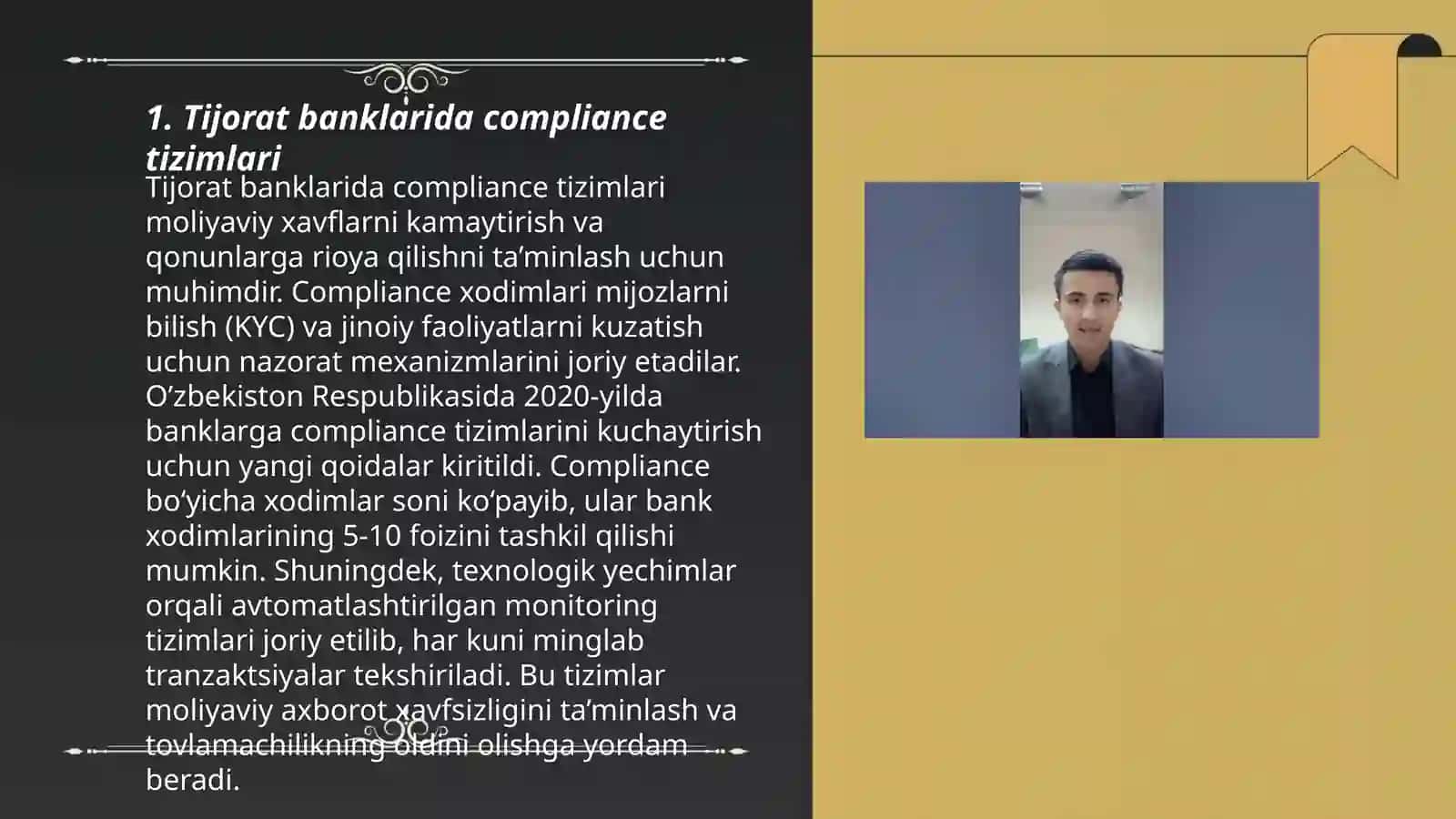 Tijorat banklarida compliance tizimlari 3