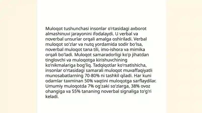 Muloqot va uni oʻrganish muammolari 3