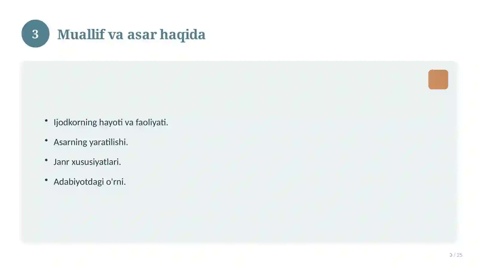 Abdulla Qodiriy va o'zbek romanchiligi 3