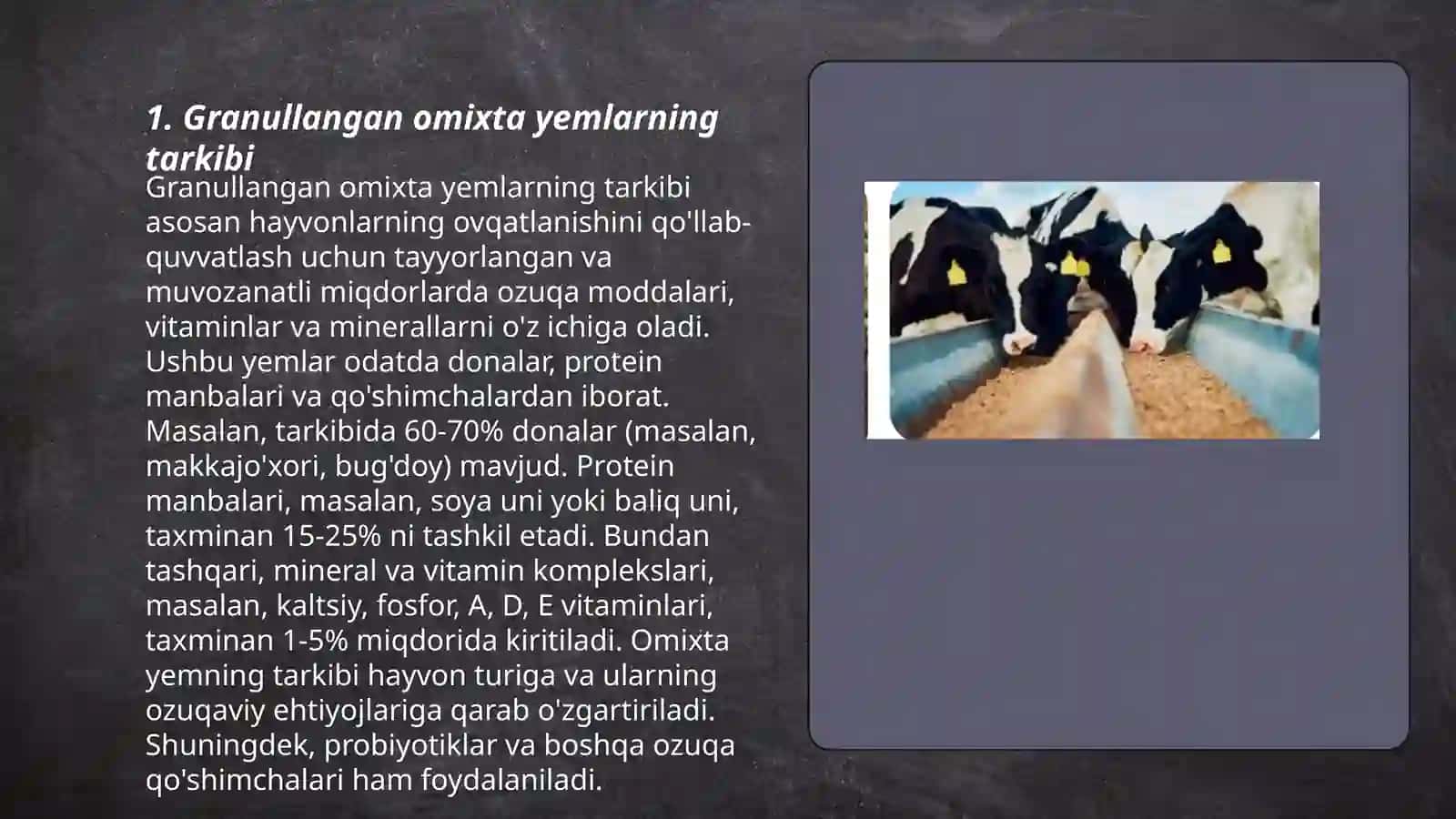 Granullangan omixta yemlar 3