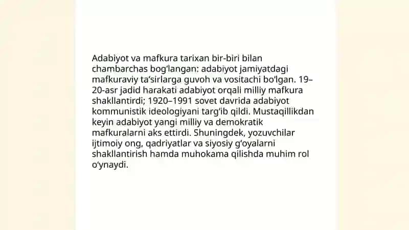 Adabiyot va mafkura 3