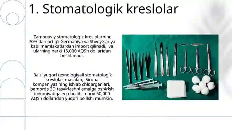 Zamonaviy stomatologik kreslolar 3