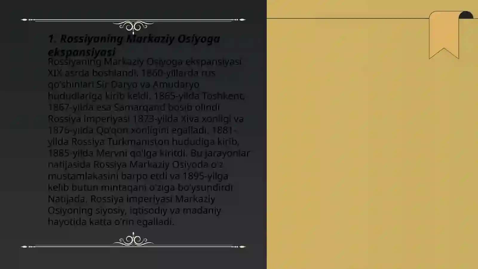 Rossiya imperiyasining Markaziy Osiyoga ekspansiyasi 3