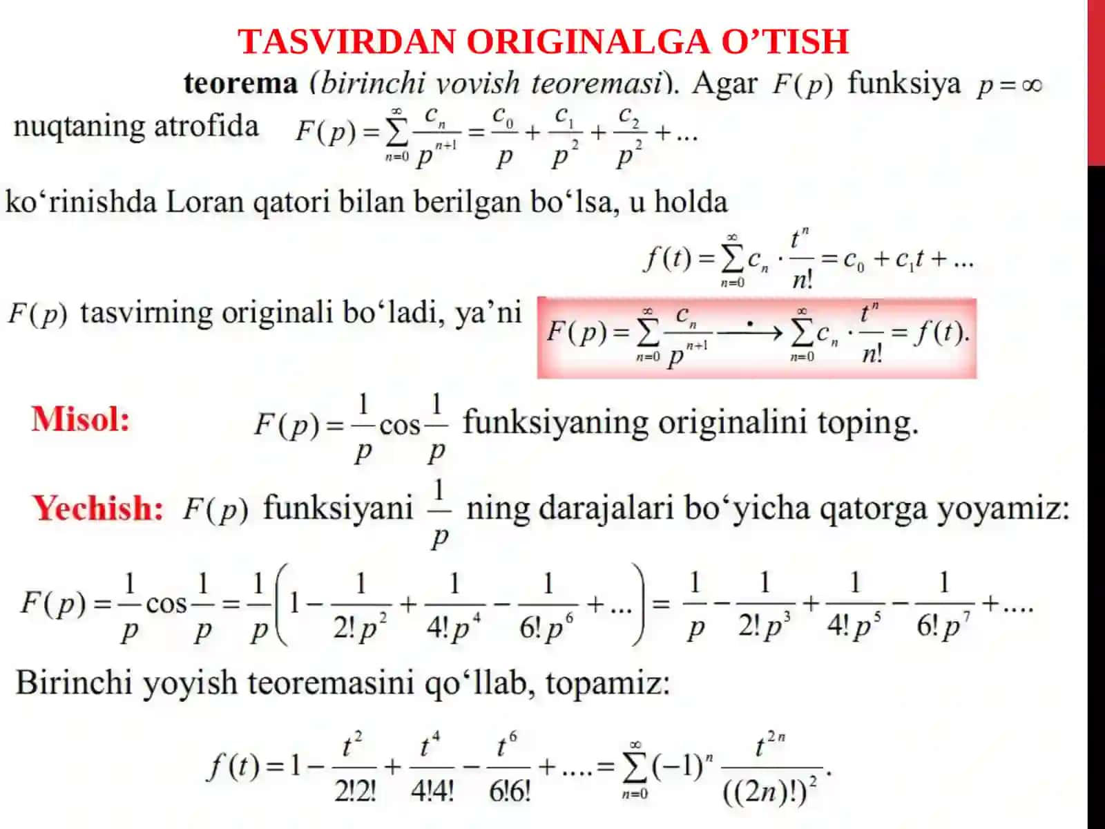 DYUAMEL FORMULASI 3