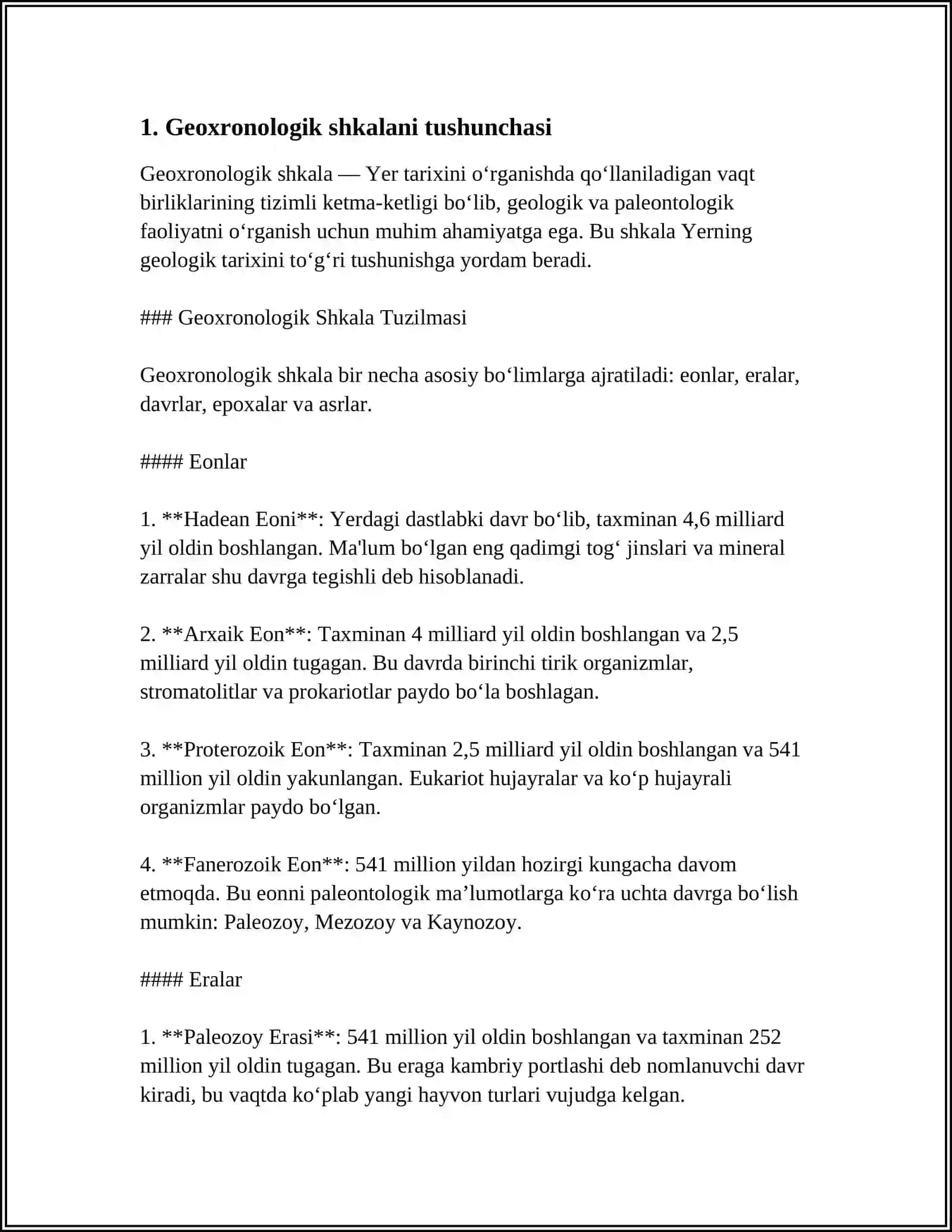 Geoxronologik Shkala 3