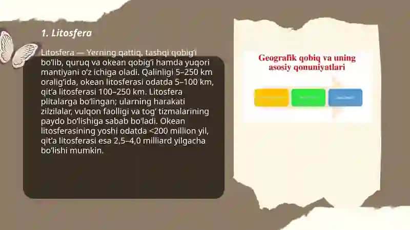 Yerning geografik qobiqlari 3