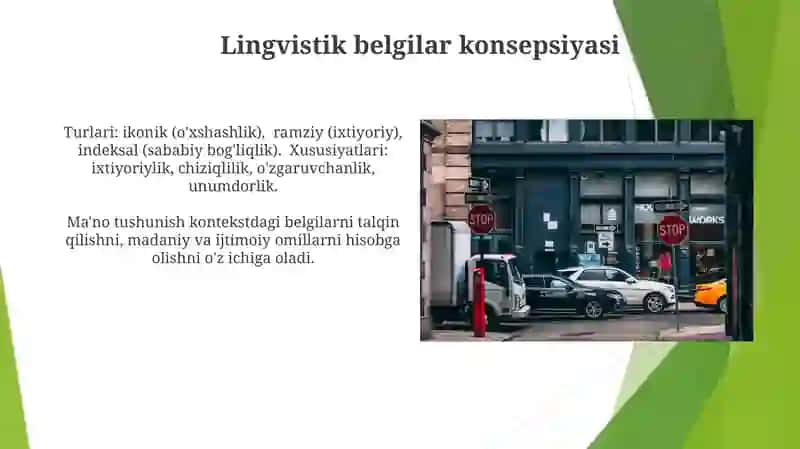 Lingvistik belgilar konsepsiyasi 3