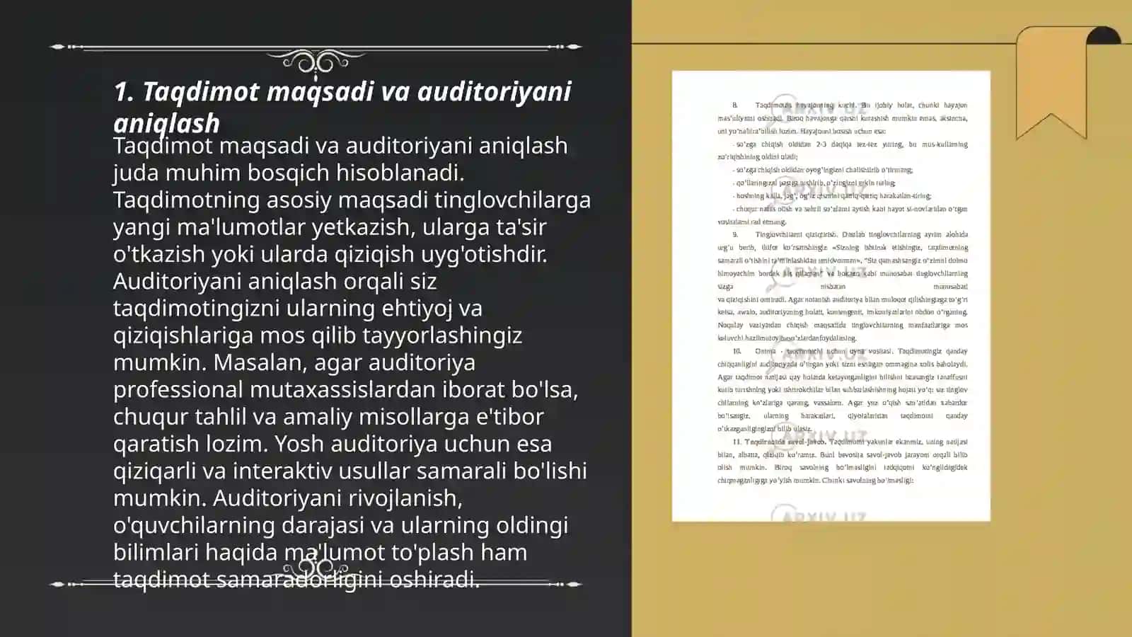 Taqdimot etiketi 3