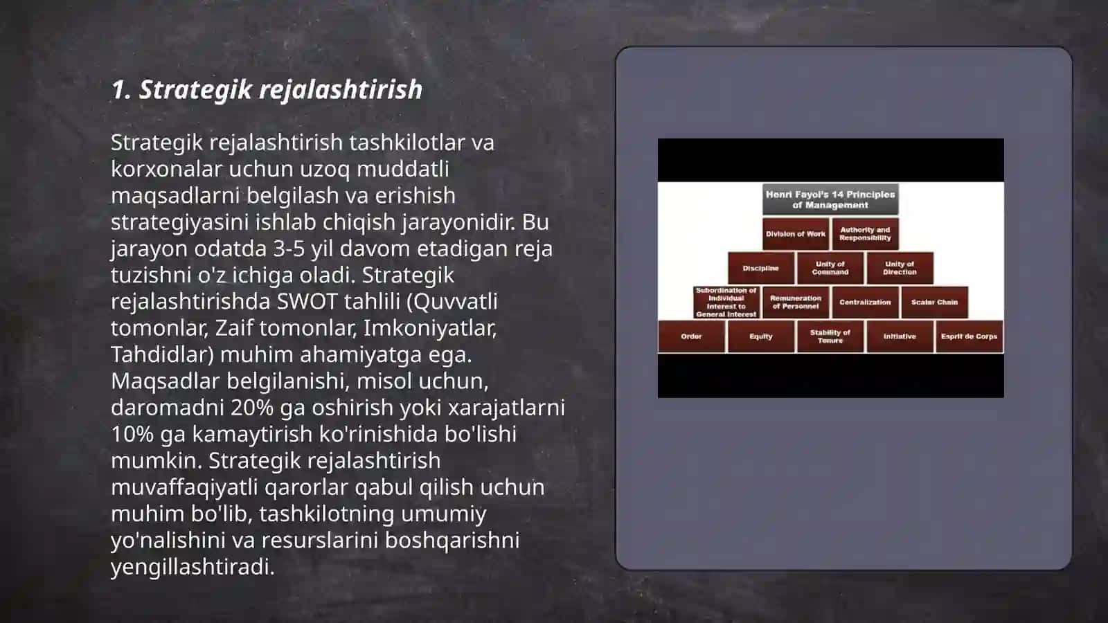 Strategik rejalashtirish 3