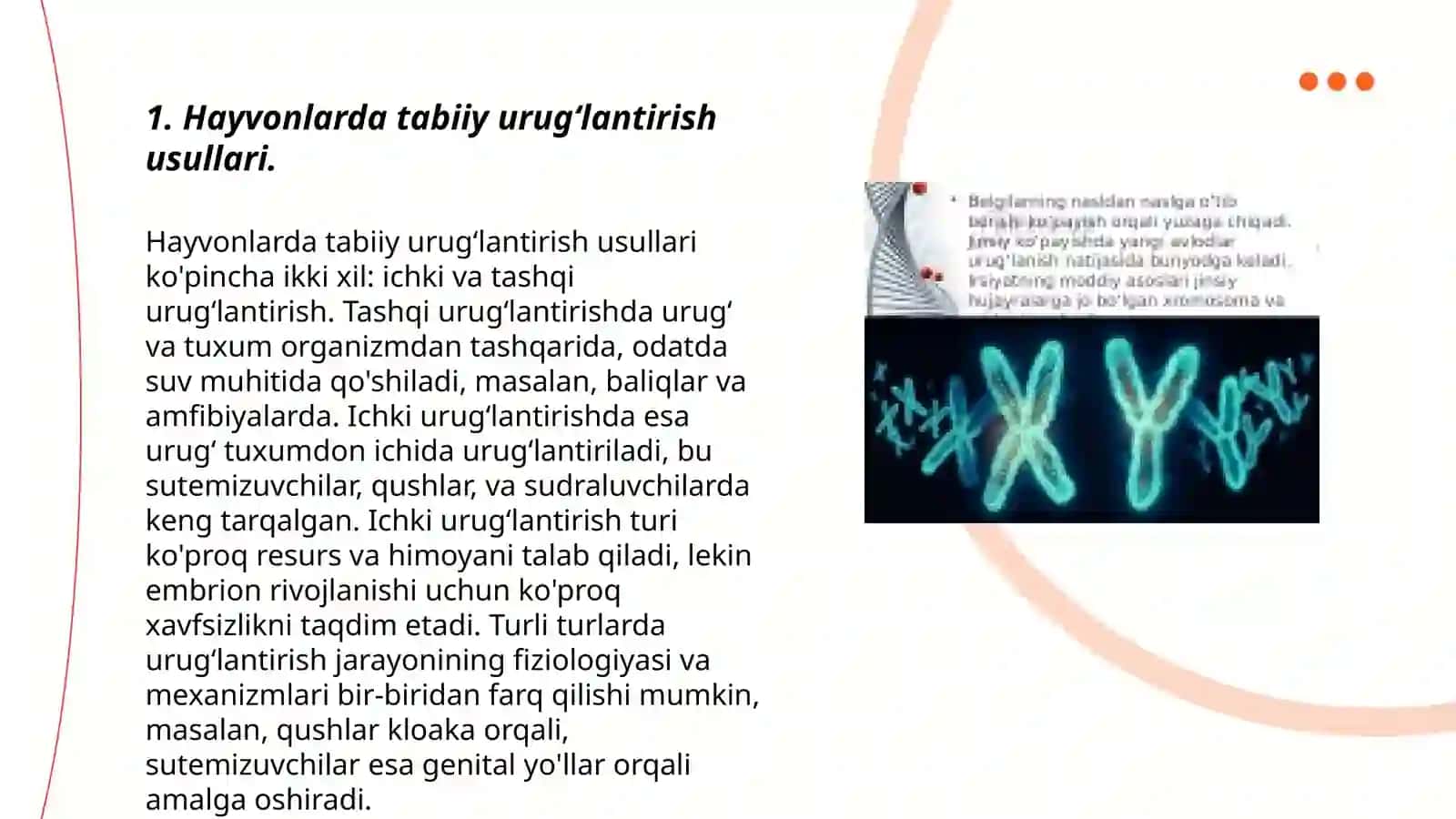 Hayvonlarni tabiiy urugʻlantirish usullari 3