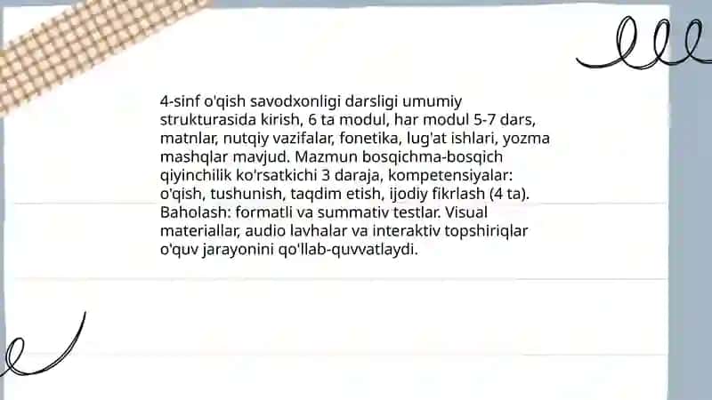 4_sinf o'qish savodxonligi darsligi tahlili 3
